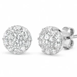 Aretes Moissanita